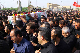 تشییع شهدای تیراندازی در حسینیه دزفول